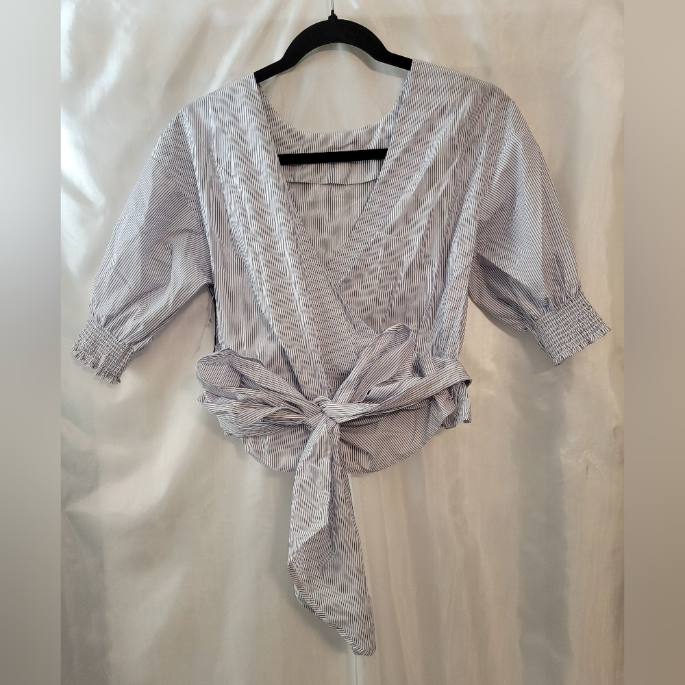 Babaton  wrap around blouse